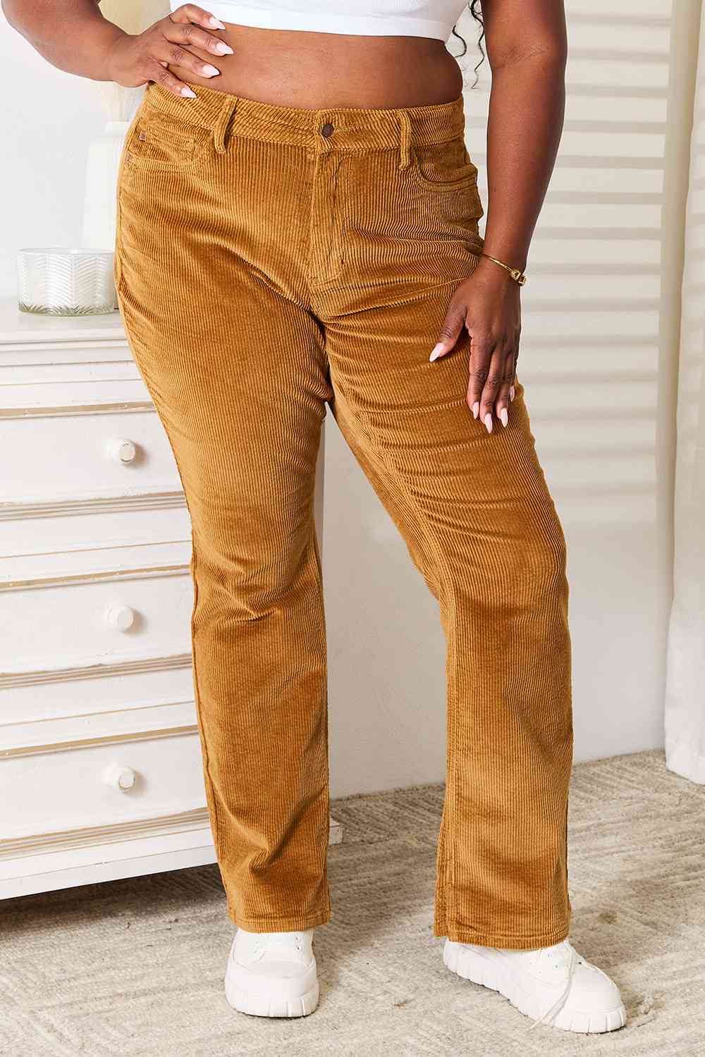 Judy Blue Full Size Mid Rise Corduroy Pants